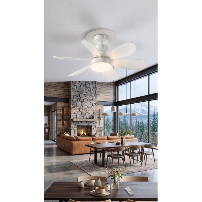 Eco Lounge CATA CT 1154 Lodos 62W Fanlı Led Ampul 3 Renk
