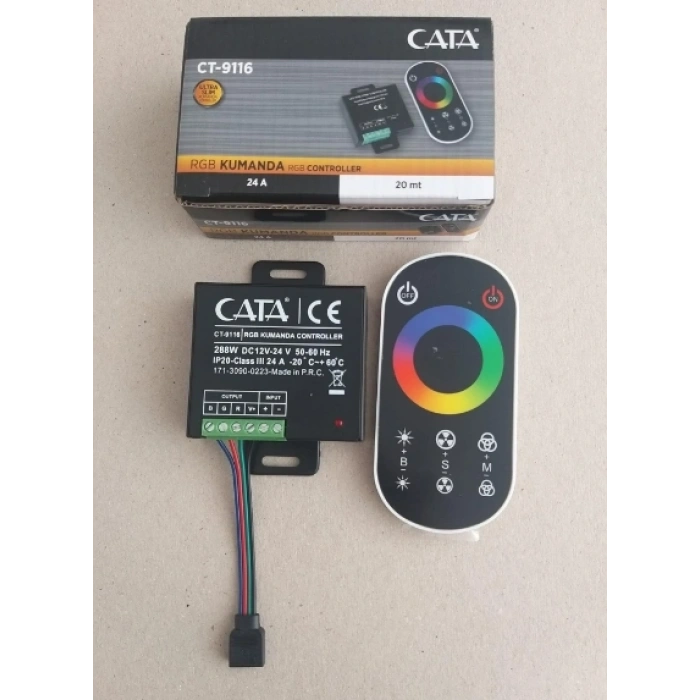 Eco Lounge CATA CT 9116 288W 24A Profesyonel RGB Kumanda