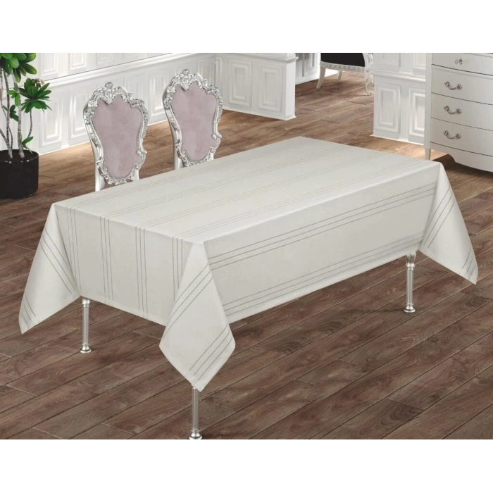Eco Lounge Dertsiz Masa Örtüsü 160x220 Krem