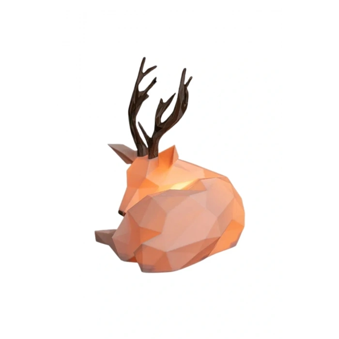 Eco Lounge Geyik Figür Gece Lambası 17 cm – LED Dahil Yılbaşı Dekorasyonu