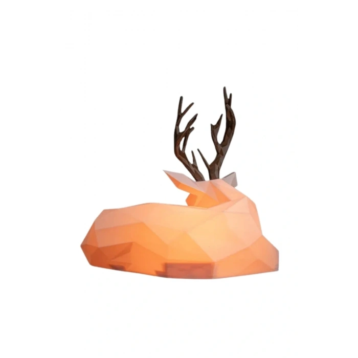 Eco Lounge Geyik Figür Gece Lambası 17 cm – LED Dahil Yılbaşı Dekorasyonu