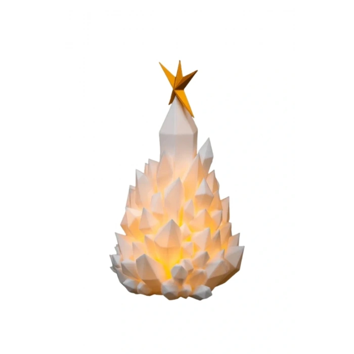 Eco Lounge Işıklı Çam Ağacı 19 cm – LED Mum Dahil Dekoratif Yılbaşı Gece Lambası