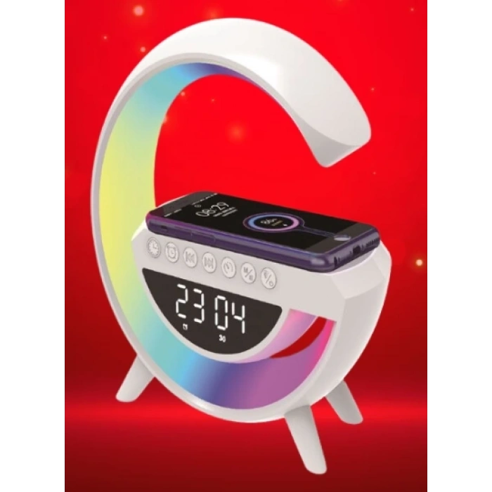 Eco Lounge NOAS YL86 1240 Simi Kablosuz Şarjlı Bluetoothlu Hoparlörlü Masa Lambası RGB