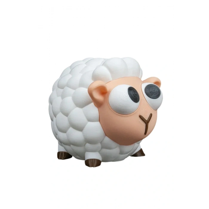 Eco Lounge Sevimli Koyun Kumbara 13 cm – Çocuk Odası Büyük Gözlü Dekor