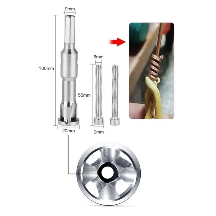 El Matkabı Tel Kablo Soyma Sarma Birleştirme Bağlama Aparatı El Matkabı İçin
