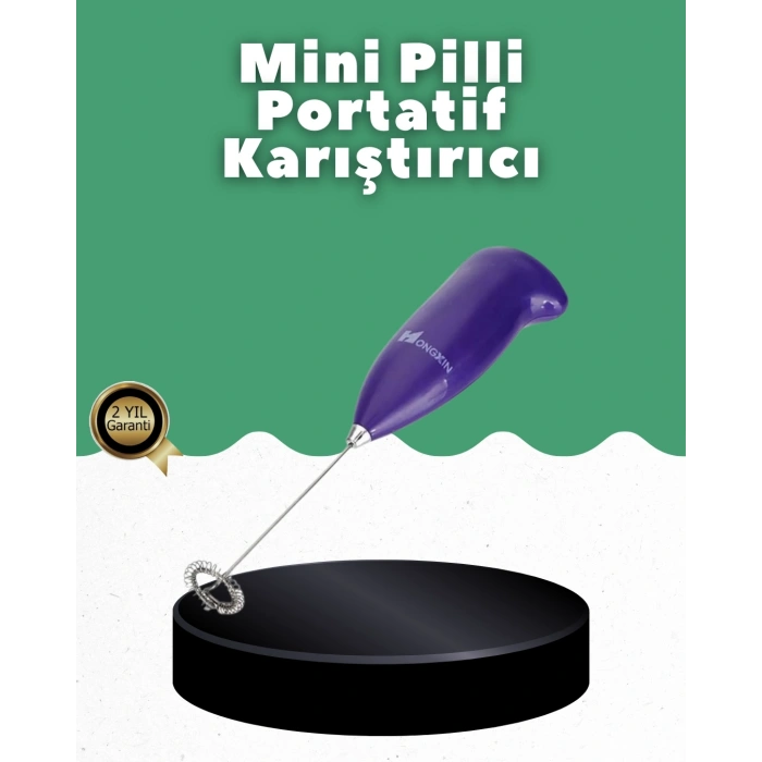 El Tipi Pratik Mikser – Kahve, Süt, Bebek Maması ve Yumurta Çırpıcı