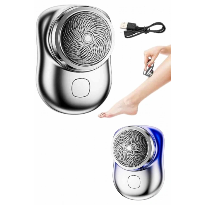 Elektrikli Mini Tıraş Makinesi,Taşınabilir USB Şarjlı Kablosuz Tıraş Makinesi