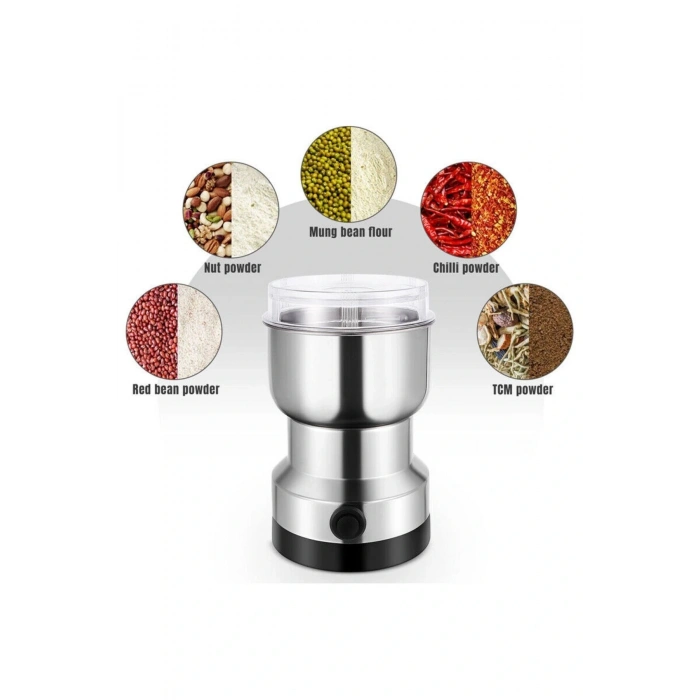 Elektrikli Paslanmaz Çelik Kahve Baharat Pirinç Öğütücü 4 Bıçak 95848
