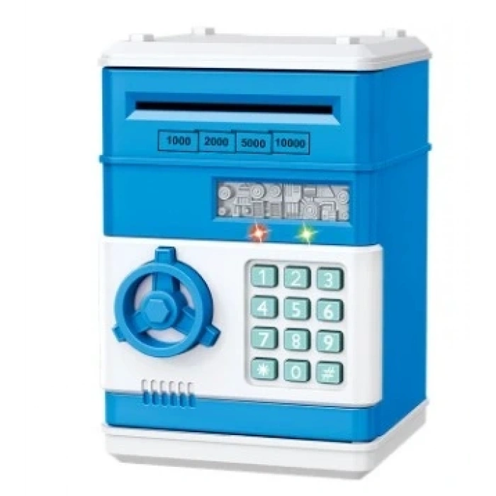 Elektronik Şifreli Kasa Otomatik Kağıt Para Alan ATM Kumbara (5047)