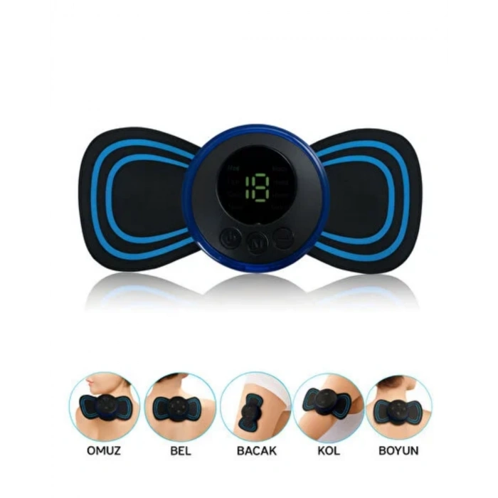 EMS Kas Masaj Aleti LCD Ekranlı Çok Modlu Kompakt Tasarım