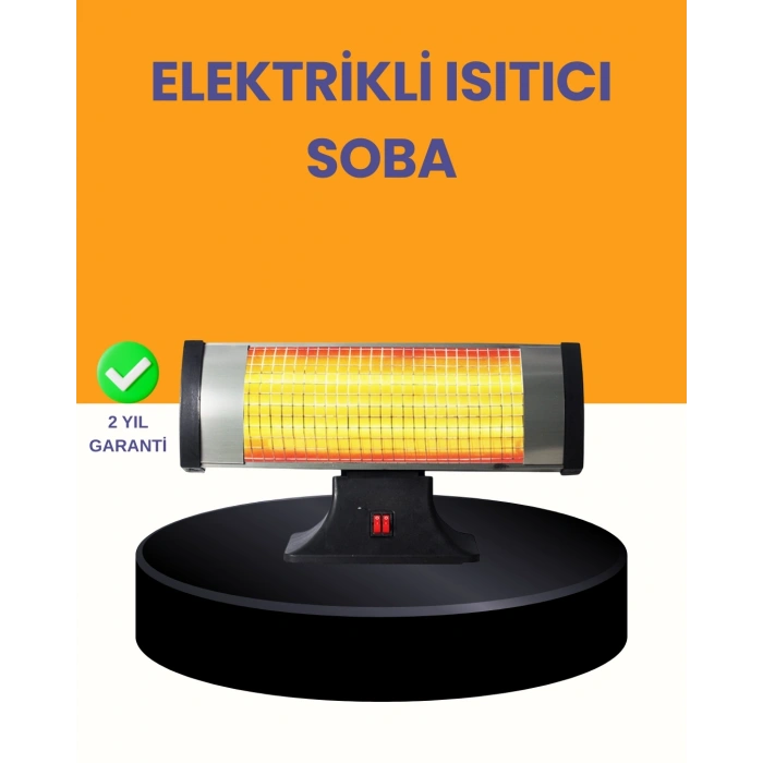 Enerji Tasarruflu 1800W Quartz Infrared Isıtıcı