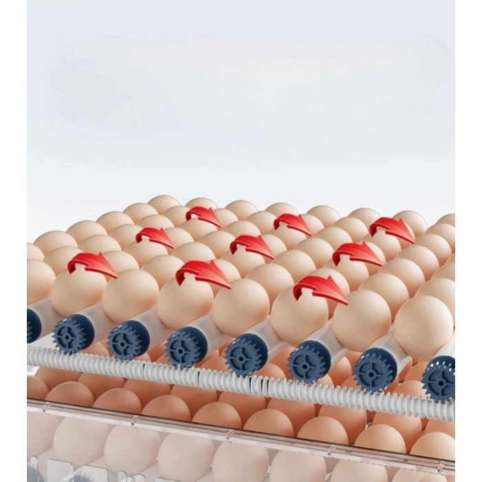 Epo-w64 Tam Otomatik Kuluçka Makinesi 64 Yumurta Kapasiteli Civciv Kaz Ördek Uyumlu + Yedek Motor