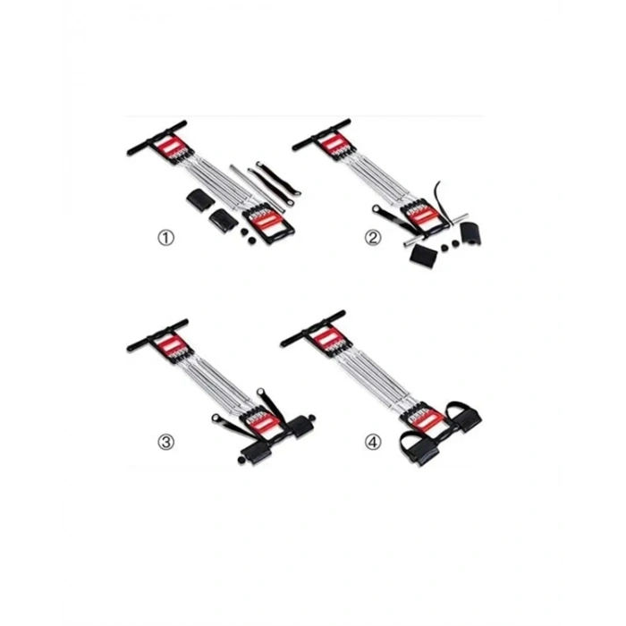 Ergonomik Tutma Yerli, Pedallı ve Ayarlanabilir Elastik Yaylı Spor Ekipmanı