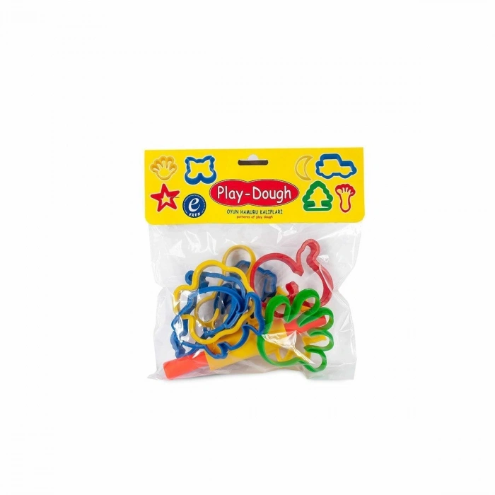 ERN-015 Poşetli Oyun Hamuru Kalıplar Büyük Şekiller