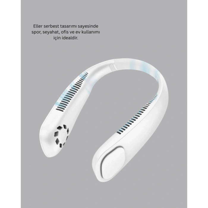 Esnek Silikon Tasarımlı Taşınabilir Kişisel Fan