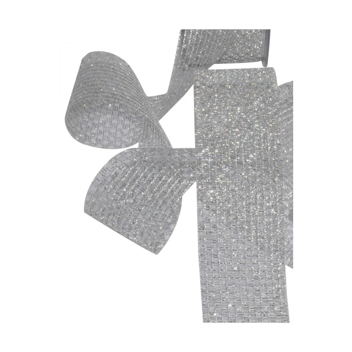 File Sim Kurdele 25 mm Gümüş 10 Metre