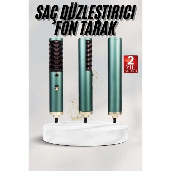 Fön Tarak Saç Düzleştirici Saç Kurutma Makinesi Sıcak Hava Fırçası