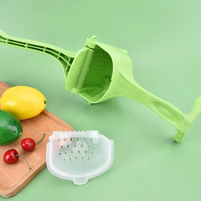 Fonksiyonlu Manuel Meyve Sıkacağı - Yeşil (5047)