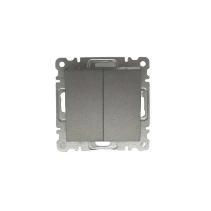 Füme Komutatör Anahtar Çerçevesiz - Priz ve Anahtar İçin Uyumlu Çerçeve