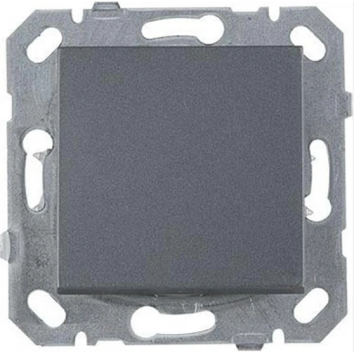 Füme Tekli Anahtar Çerçevesiz - Priz ve Anahtar İçin Uyumlu Çerçeve