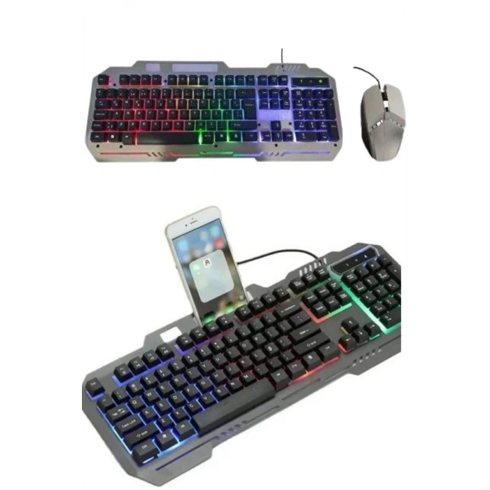 Gaming Oyuncu Klavyesi Led Aydınlatmalı Mekanik Hisli