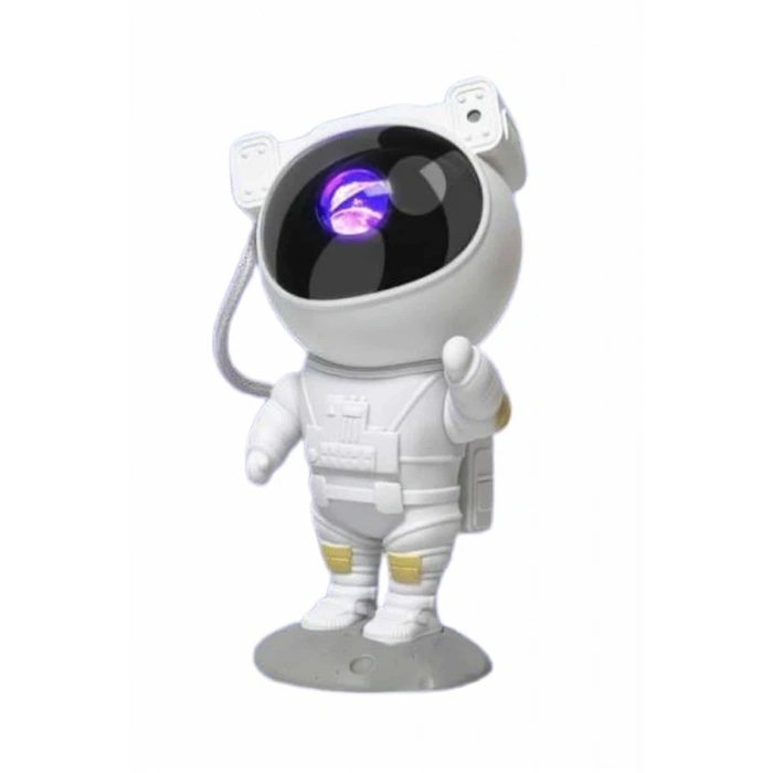 Gece Lambası Astronot Bluetooth Hoparlörlü Galaksi Işık Projektörü