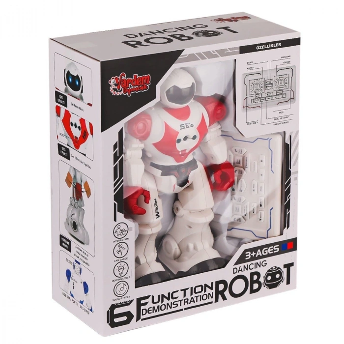 GGE-606-29 Kumandalı Işıklı Dansçı İnteraktif Robot