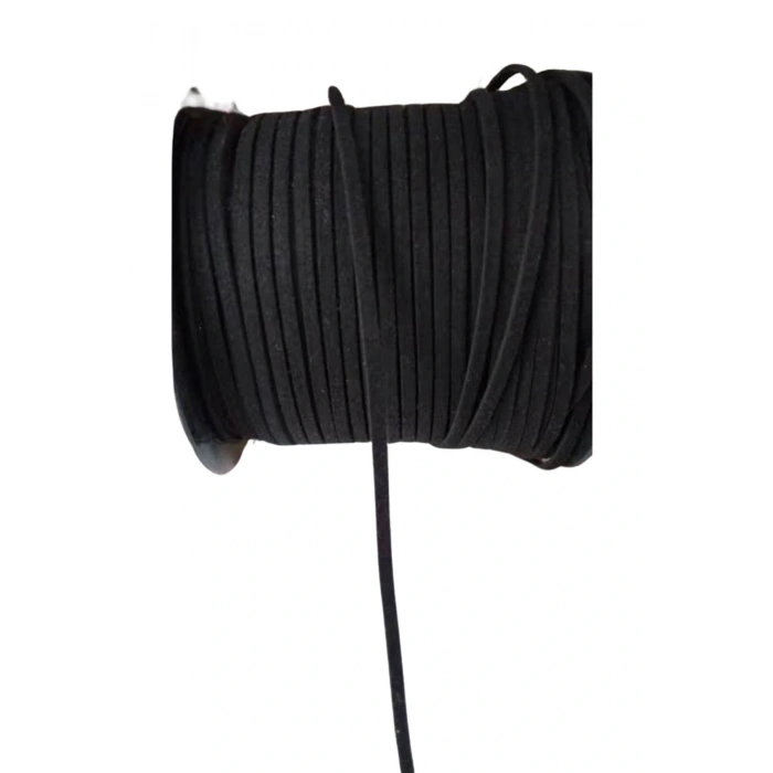 Güderi İp 1 mm Siyah 1 Metre