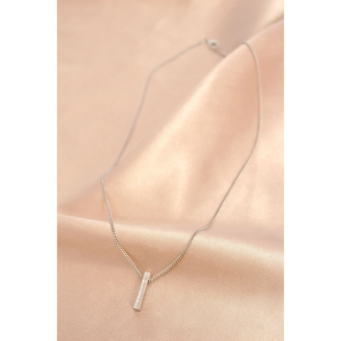 Gümüş Renk Metal Kolye