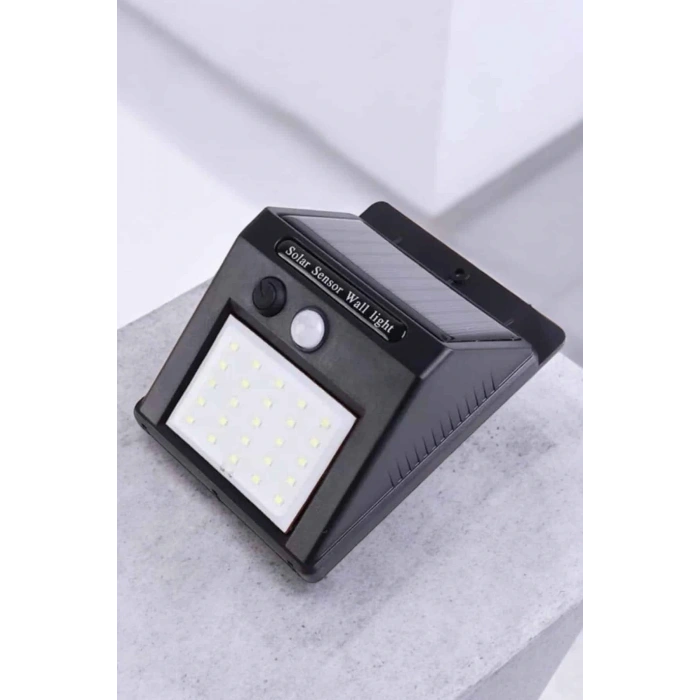 Güneş Enerjili Bahçe Lambası Solar Gece Aydınlatma Sensörlü Lamba