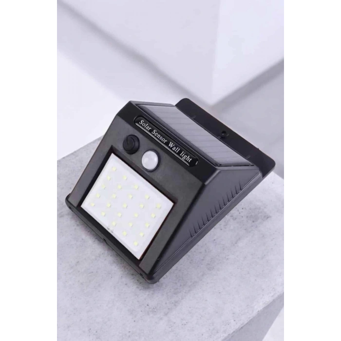 Güneş Enerjili Bahçe Lambası Solar Gece Aydınlatma Sensörlü Lamba