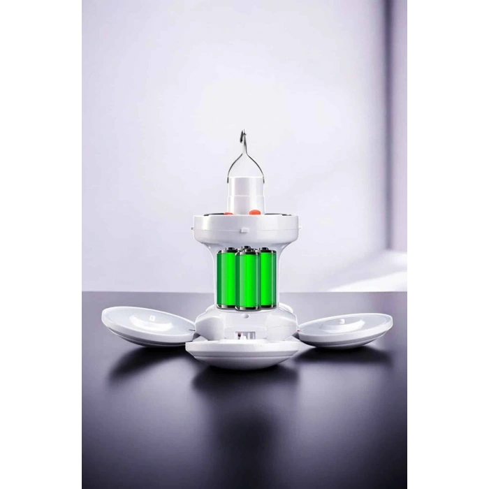 Güneş Enerjili Solar Aydınlatma Kamp Çadır Lambası Şarjlı Ampül Led Şarjlı El Feneri Işıldak