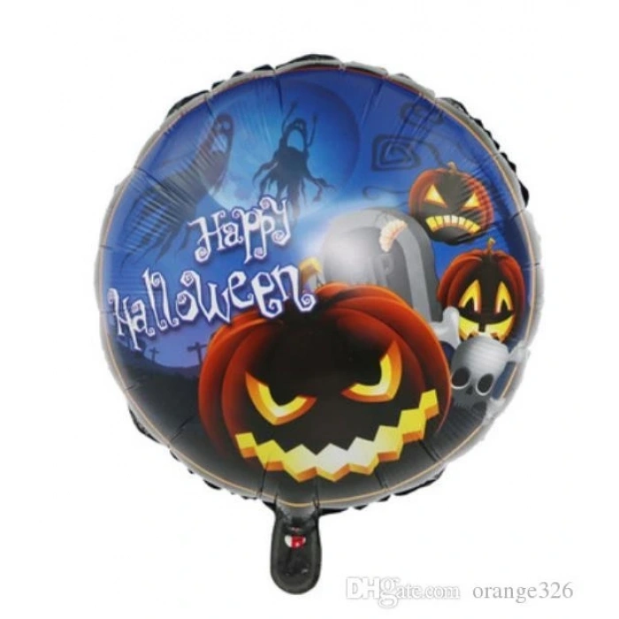 Happy Halloween Balkabağı Folyo Balon 18 inç (5047)