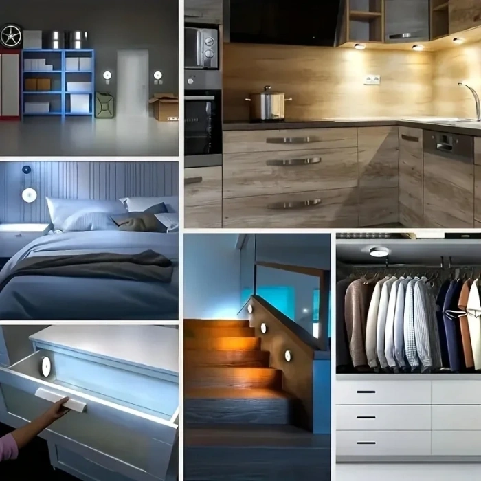 Hareket Sensörlü Usb Şarjlı Led Işık Lamba (5047)