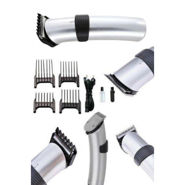 Hassas Ciltlere Özel Saç Sakal ve Vücut Kuaför Tipi Şarjlı Tıraş Makinesi