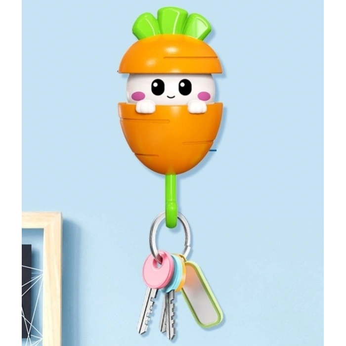 Havuç Tasarımlı Otomatik Açılan Yapışkanlı Askı (5047)