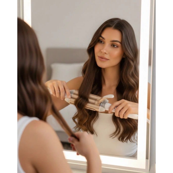 Hızlı Isınan Şarjlı Saç Kıvırıcı Maşa