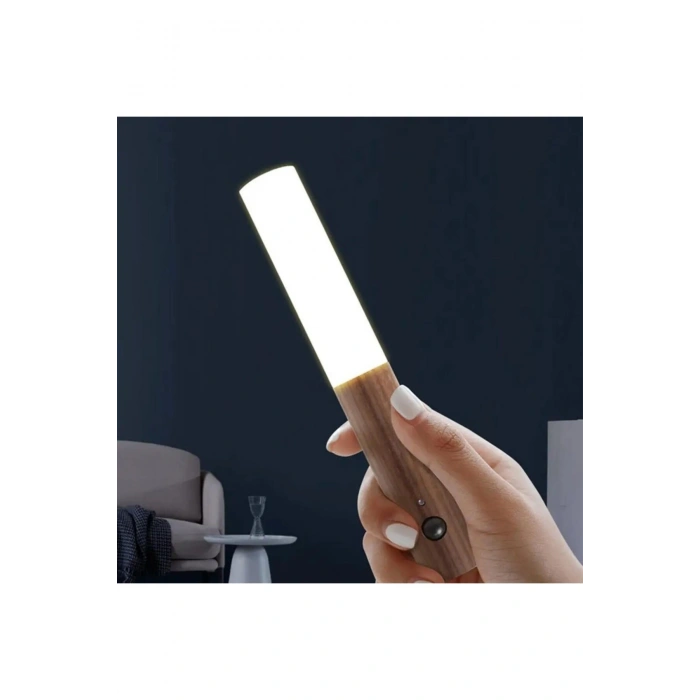 HS-5890 Sensörlü Şarjlı LED Duvar Aplik Gün Işığı 3200K Kablosuz Lamba
