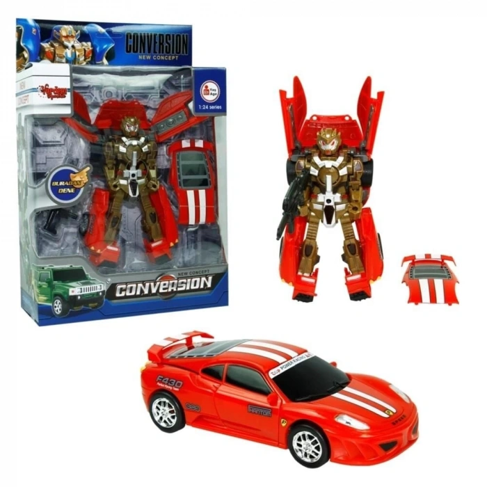 HW-899-1-2-5 KUT. DÖNÜŞEBİLEN ROBOT JEEP 1:24 -VRD