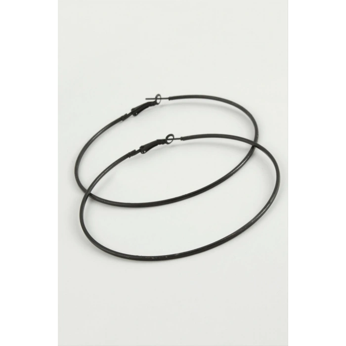 İnce Boru Metal Halka Küpe 8-9-10 cm