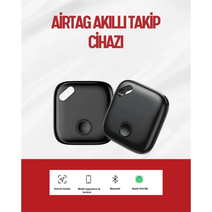 iOS & Android Uyumlu Smart Tag | Uzun Pil Ömrü | Bul Uygulaması ile Entegre Akıllı Takip Cihazı