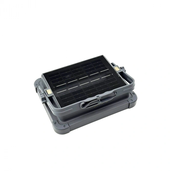 IP66 GÜNEŞ ENERJİLİ LED IŞIK SOLAR PROJEKTÖR - POWERBANK ÇAKARLI KAMP - DIŞ MEKAN PS-D002A (5047)