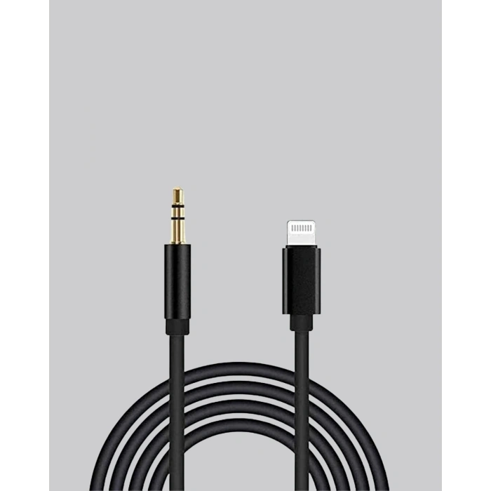iPhone Uyumlu Lightning 3.5mm Aux Adaptör Kablo Stereo Ses Aktarım