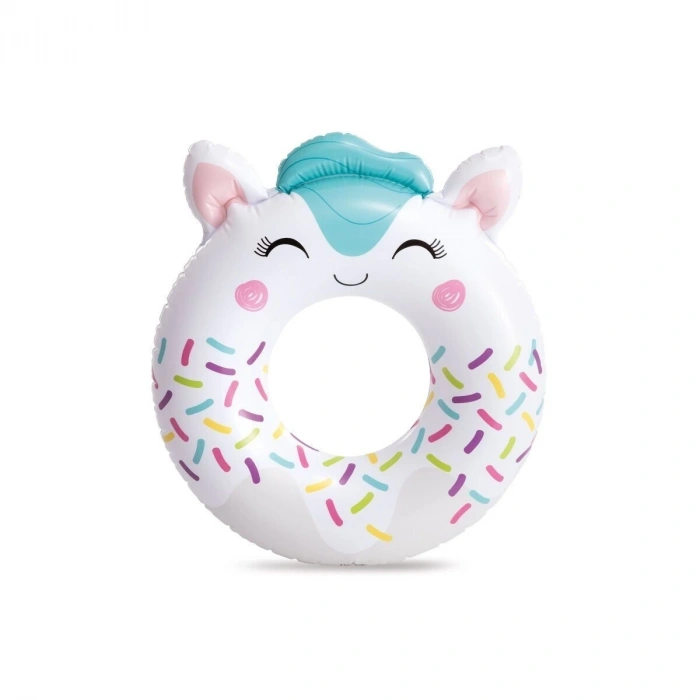 IS59266 Intex Sevimli Hayvanlar Figürlü Simit 8+ Yaş - 1 Adet Stokta Olan Gönderilir