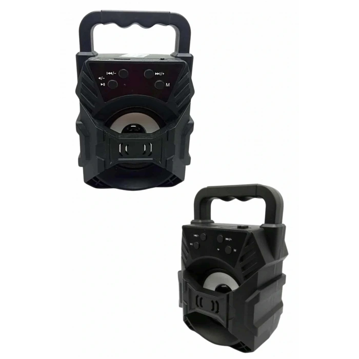 Işıklı Bluetooth Hoparlör Ses Bombası Taşınabilir Yüksek Ses Kaliteli Radyo Özelliği