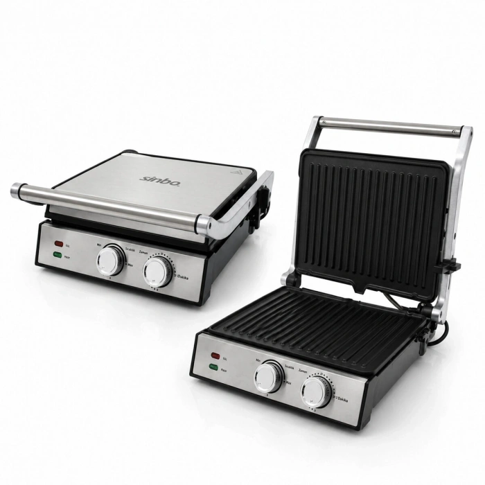 IZGARA VE TOST MAKİNESİ 4 DİLİM YAPIŞMAZ YÜZEY 2000W SSM-2598 (5047)