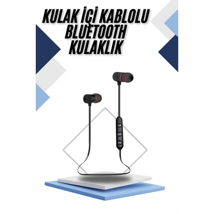 Kablolu Kulakiçi Bluetooth Kulaklık Mıknatıslı ANC Özellikli Yüksek Ses Kaliteli