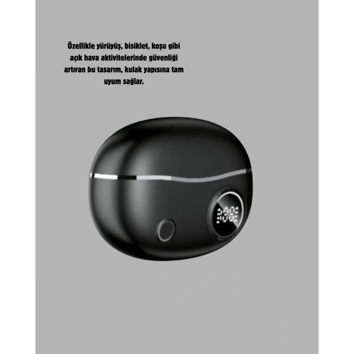 Kablosuz Açık Kulak Kulaklık Bluetooth 5.4 Type-C Hızlı Şarj 30 Saat