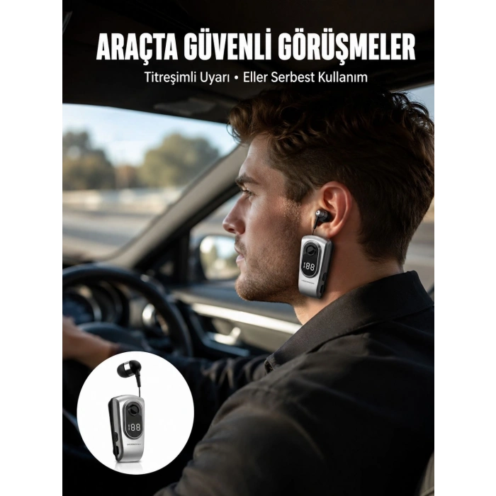 Kablosuz Bluetooth 5.2 Kulaklık – Titreşimli Uyarı ve Uzun Pil Ömrü Yeni Nesil