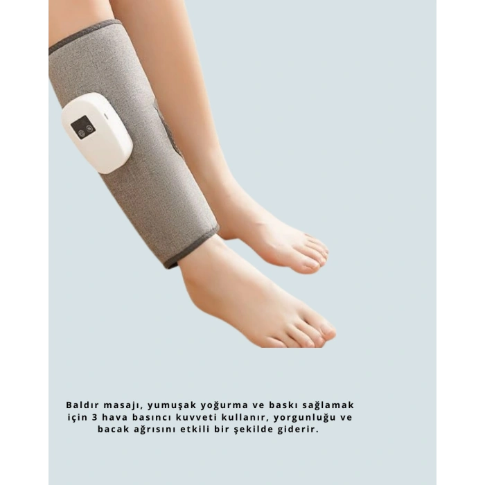 Kablosuz Isıtmalı Baldır Masaj Cihazı